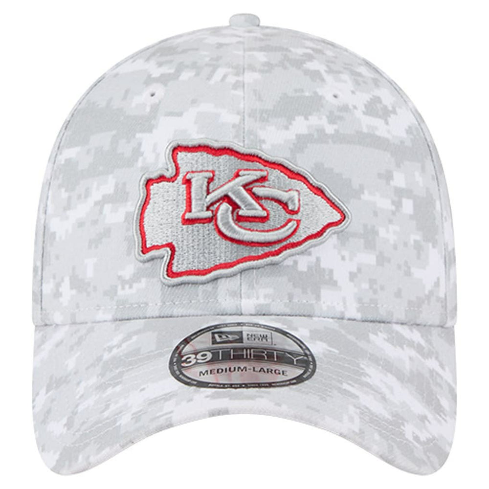 Kansas City Chiefs New Era 2025 Salute to Service Digital Camo Fan Pack 39THIRTY Flex Hat