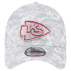 Kansas City Chiefs New Era 2025 Salute to Service Digital Camo Fan Pack 39THIRTY Flex Hat