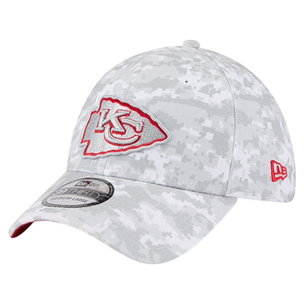 Kansas City Chiefs New Era 2025 Salute to Service Digital Camo Fan Pack 39THIRTY Flex Hat
