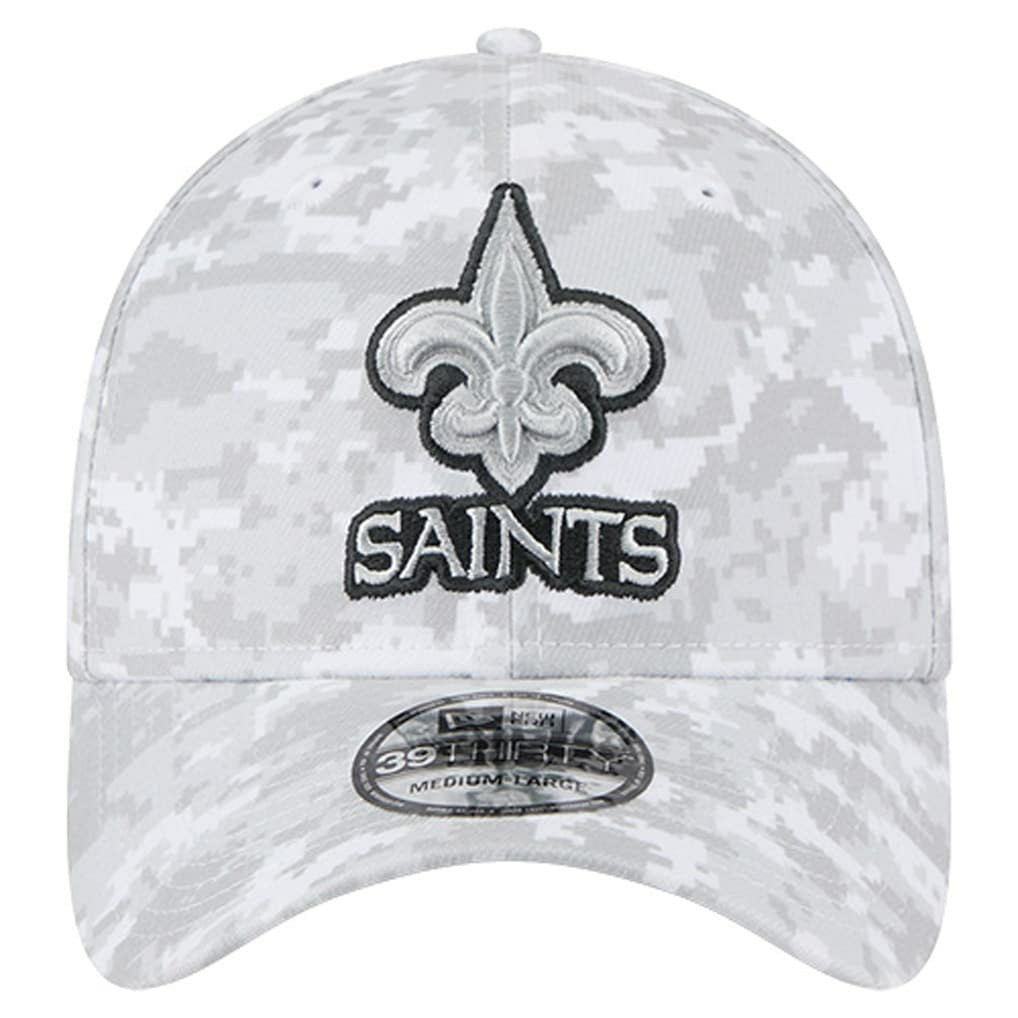 New Orleans Saints New Era 2025 Salute to Service Digital Camo Fan Pack 39THIRTY Flex Hat