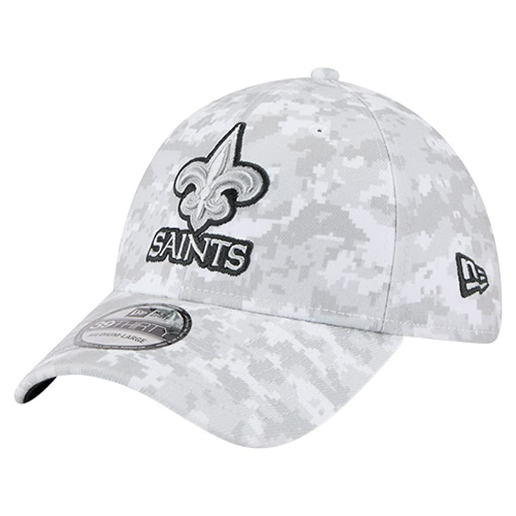 New Orleans Saints New Era 2025 Salute to Service Digital Camo Fan Pack 39THIRTY Flex Hat