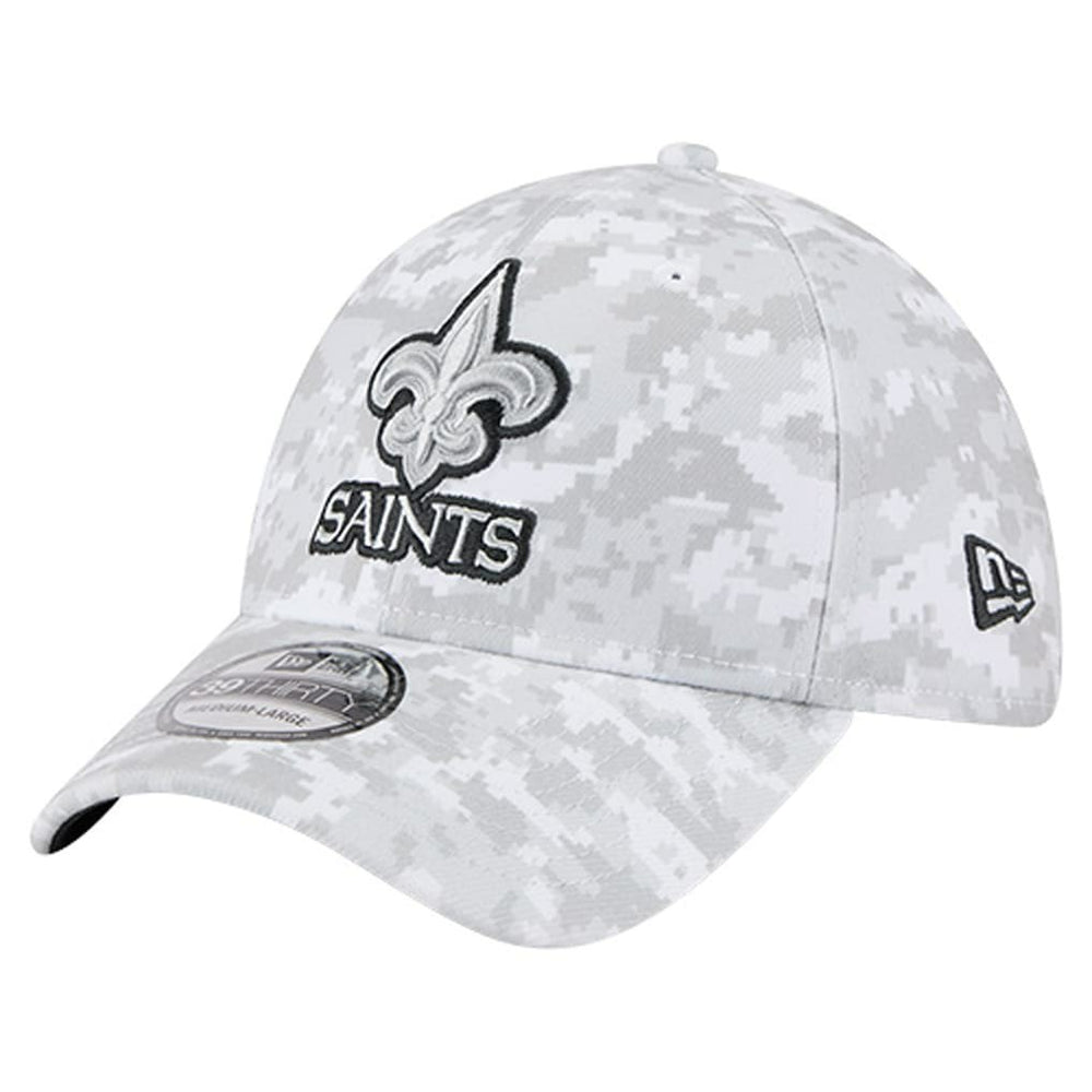 New Orleans Saints New Era 2025 Salute to Service Digital Camo Fan Pack 39THIRTY Flex Hat
