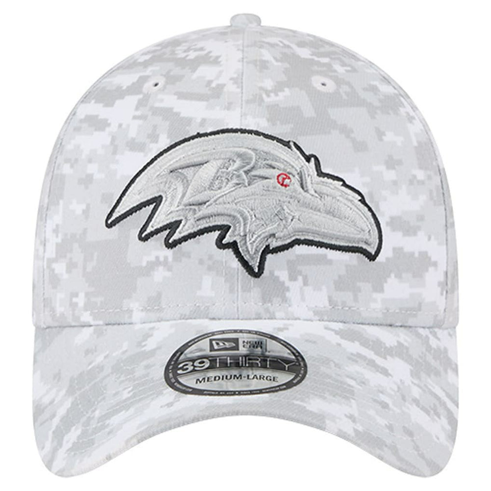 Baltimore Ravens New Era 2025 Salute to Service Digital Camo Fan Pack 39THIRTY Flex Hat