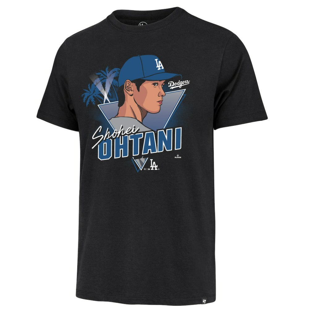 Shohei Ohtani Los Angeles Dodgers '47 Player Caricature Franklin T-Shirt | MLB Outlet