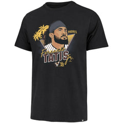 Fernando Tatis Jr. San Diego Padres '47 Player Caricature Franklin T-Shirt | MLB For sale