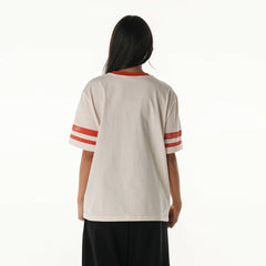 Kansas City Chiefs  The Wild Collective Women's Vintage Drop Shoulder Oversized Boyfriend T-Shirt