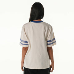 Buffalo Bills  The Wild Collective Women's Vintage Drop Shoulder Oversized Boyfriend T-Shirt
