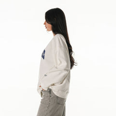 Indianapolis Colts  The Wild Collective Women's Rock Crystal Oversized Crewneck Sweatshirt