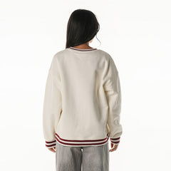 Washington Commanders  The Wild Collective Women's Oversized Vintage French Terry Sweatshirt