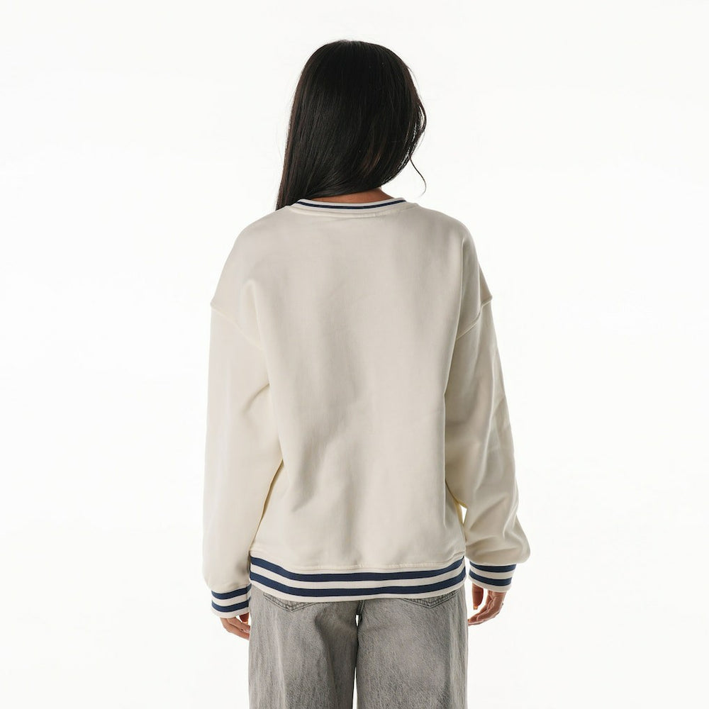 Indianapolis Colts  The Wild Collective Women's Oversized Vintage French Terry Sweatshirt