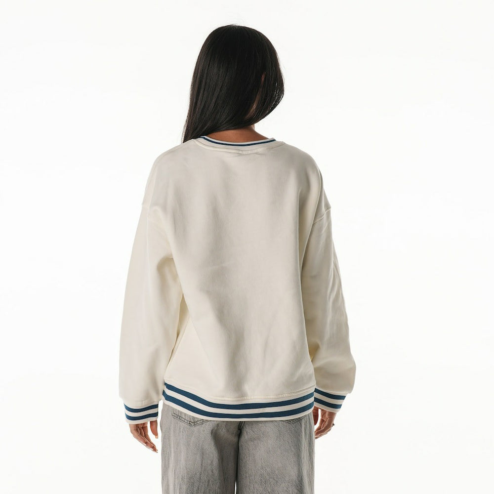 Miami Dolphins  The Wild Collective Women's Oversized Vintage French Terry Sweatshirt