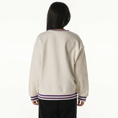 Minnesota Vikings  The Wild Collective Women's Oversized Vintage French Terry Sweatshirt