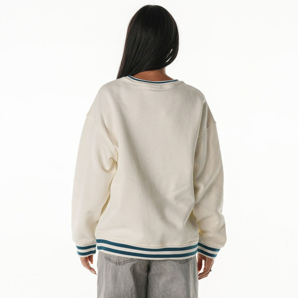 Philadelphia Eagles  The Wild Collective Women's Oversized Vintage French Terry Sweatshirt