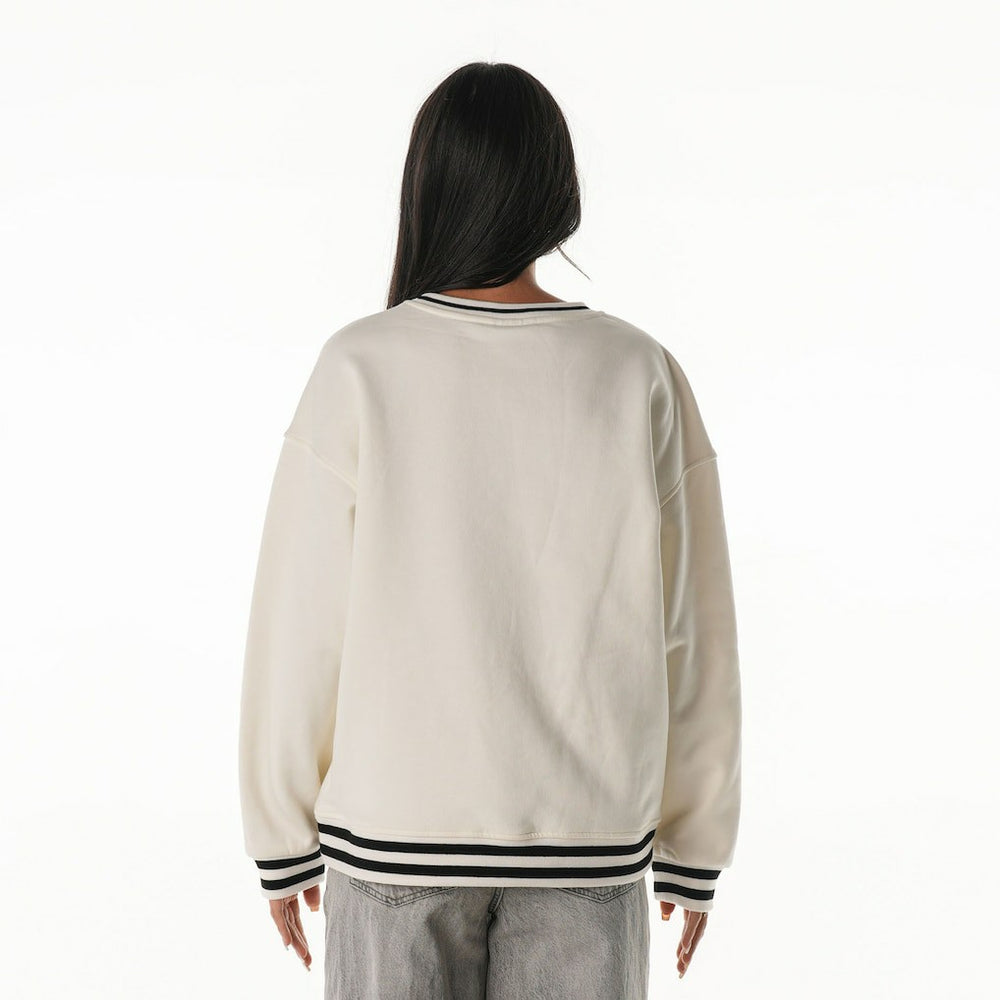 Pittsburgh Steelers  The Wild Collective Women's Oversized Vintage French Terry Sweatshirt