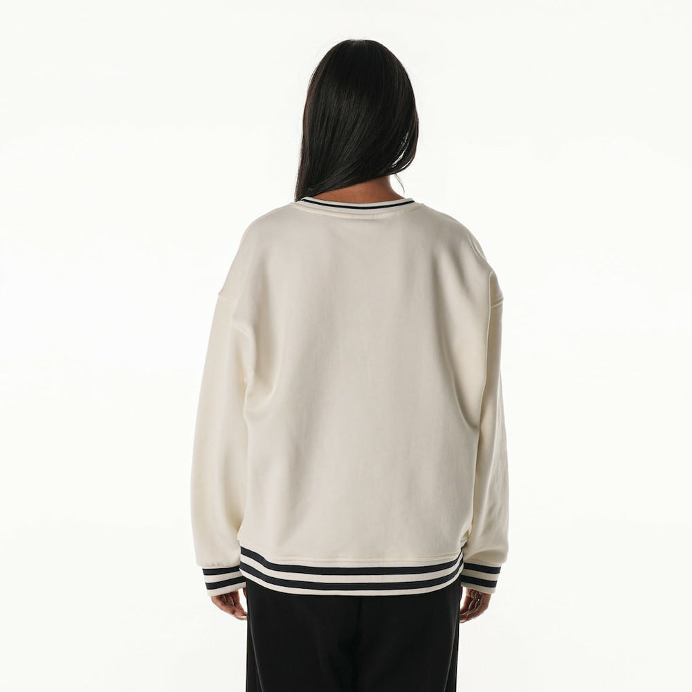 Seattle Seahawks  The Wild Collective Women's Oversized Vintage French Terry Sweatshirt