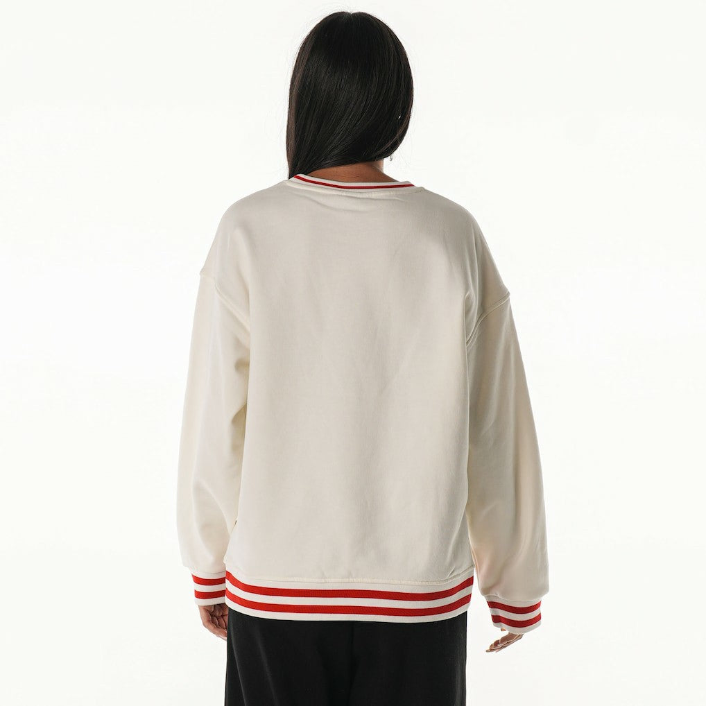 San Francisco 49ers  The Wild Collective Women's Oversized Vintage French Terry Sweatshirt