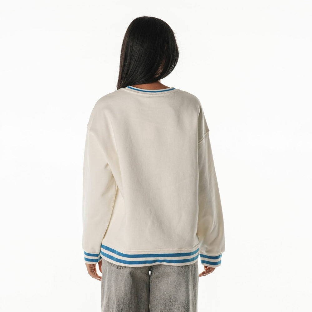 Detroit Lions  The Wild Collective Women's Oversized Vintage French Terry Sweatshirt