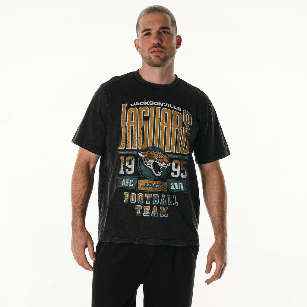 Jacksonville Jaguars  The Wild Collective Unisex Band T-Shirt