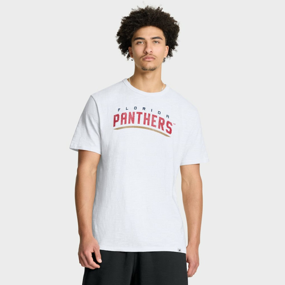 Florida Panthers Fanatics Play Distressed Wordmark Stadium Slub T-Shirt Sale