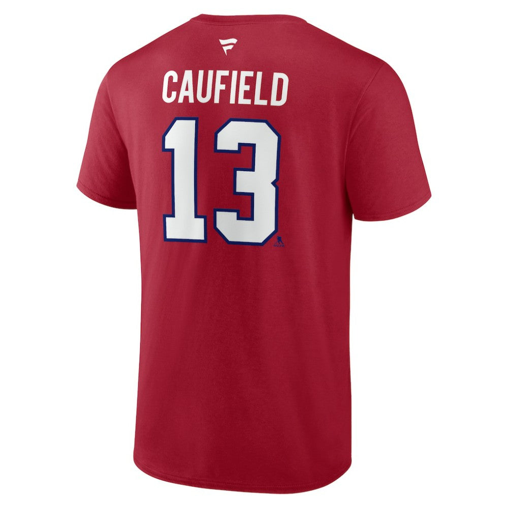 Cole Caufield Montreal Canadiens Fanatics Authentic Stack Name & Number T-Shirt Discount