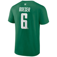 Brock Boeser Vancouver Canucks Fanatics Authentic Stack Name & Number T-Shirt Online