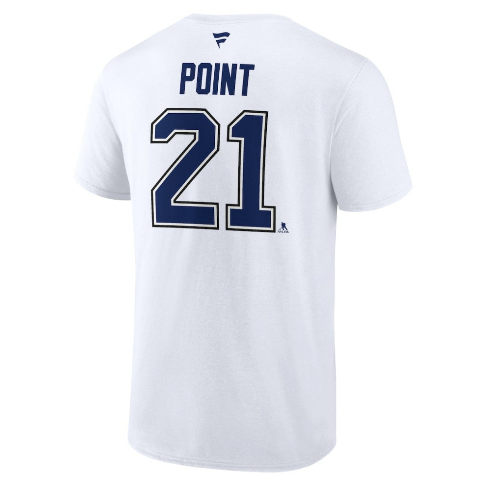 Brayden Point Tampa Bay Lightning Fanatics Authentic Stack Name & Number T-Shirt Outlet