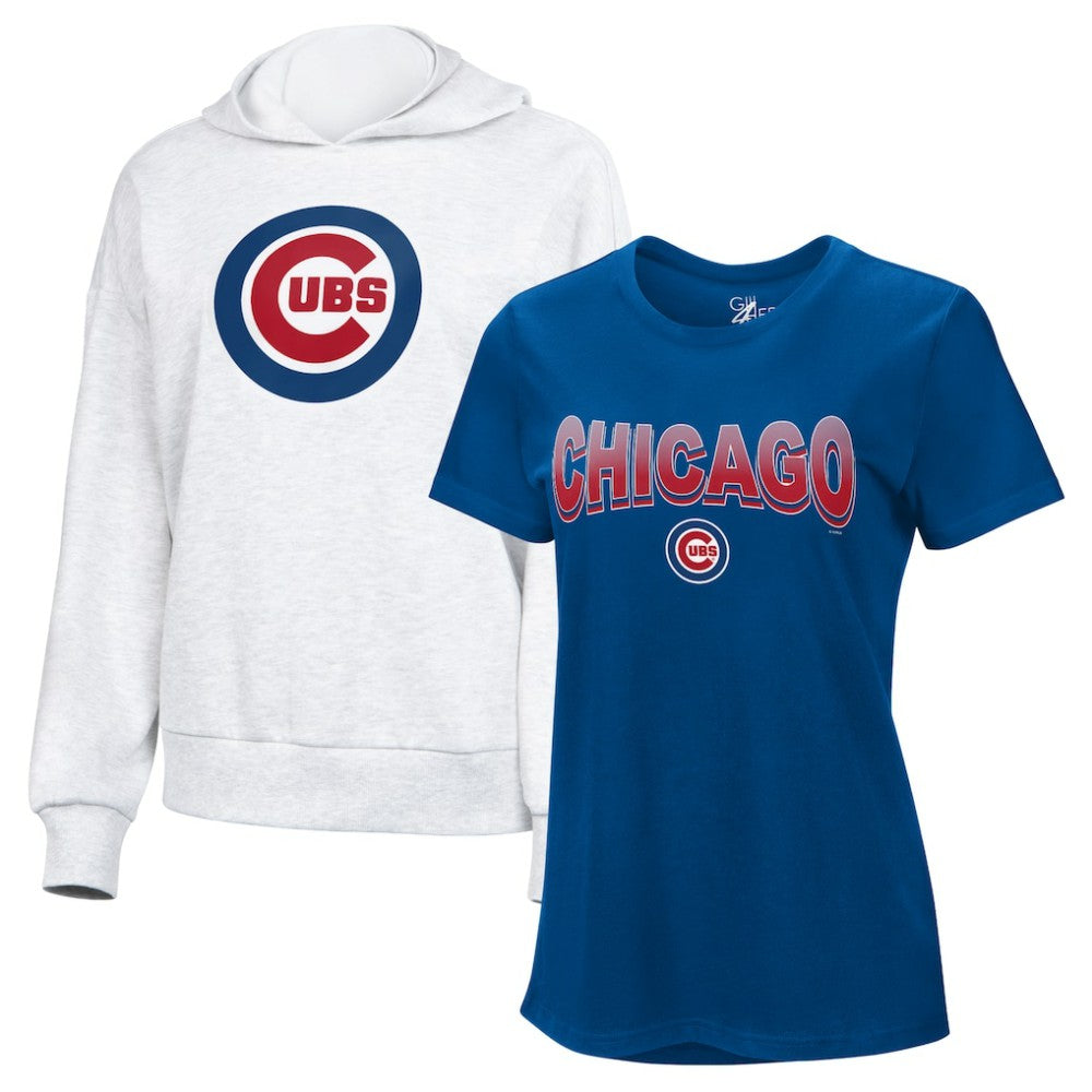 Chicago Cubs G-III 4Her by Carl Banks Women's T-Shirt and Hoodie Combo Pack | MLB For sale