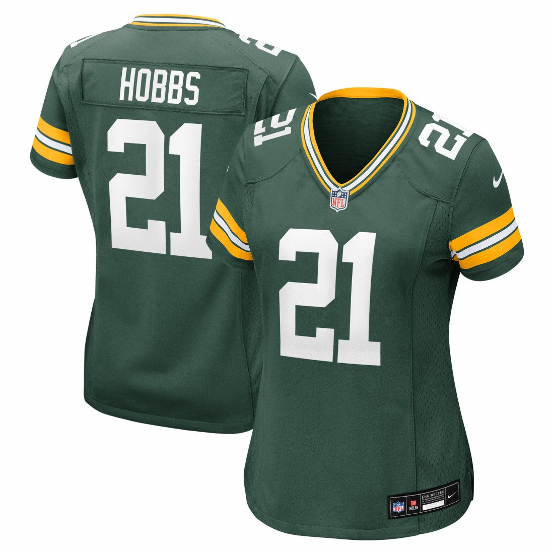 Green Bay Packers Nike Nate Hobbs  Women's Team Game Jersey