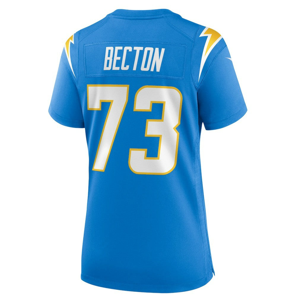Los Angeles Chargers Nike Mekhi Becton  Women's Team Game Jersey