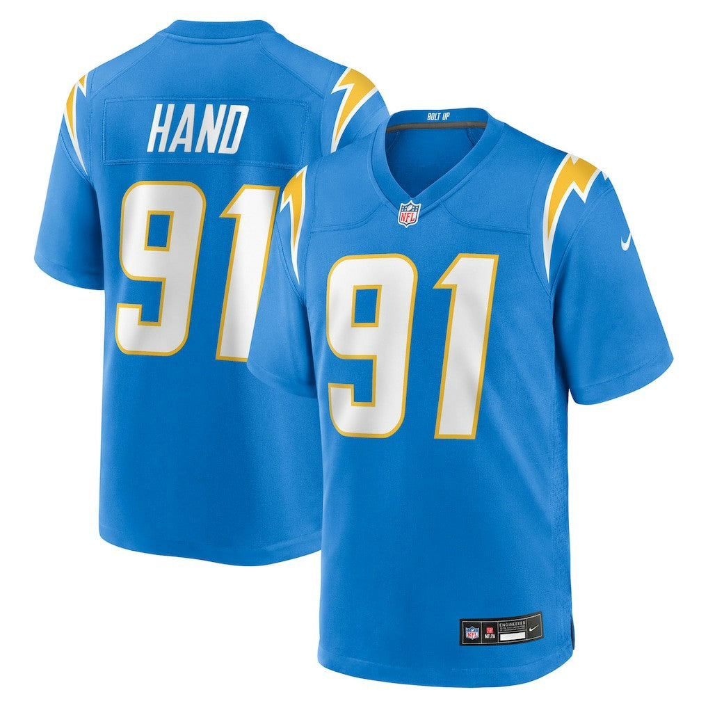 Los Angeles Chargers Nike Da'Shawn Hand  Team Game Jersey