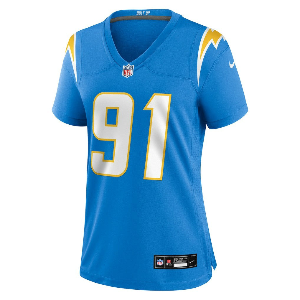 Los Angeles Chargers Nike Da'Shawn Hand  Women's Team Game Jersey