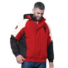 Atlanta Falcons  Starter Oxford Crinkle Full-Snap Hoodie Jacket