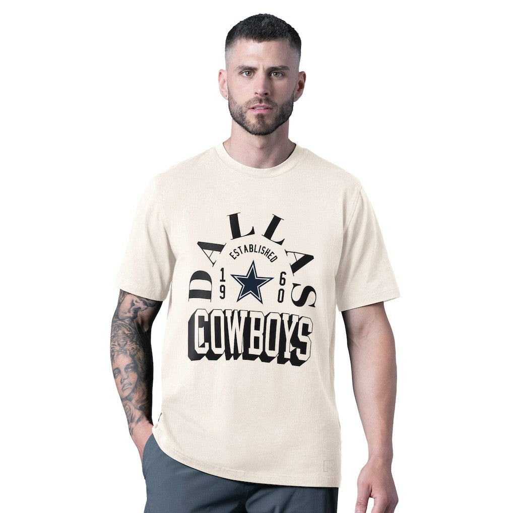 Dallas Cowboys  MSX by Michael Strahan Whiteout Vintage T-Shirt