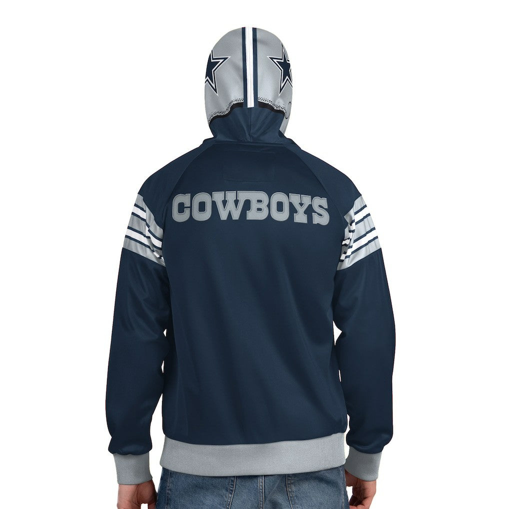 Dallas Cowboys  Pro Player Helmet Full-Zip Hooded Track Jacket