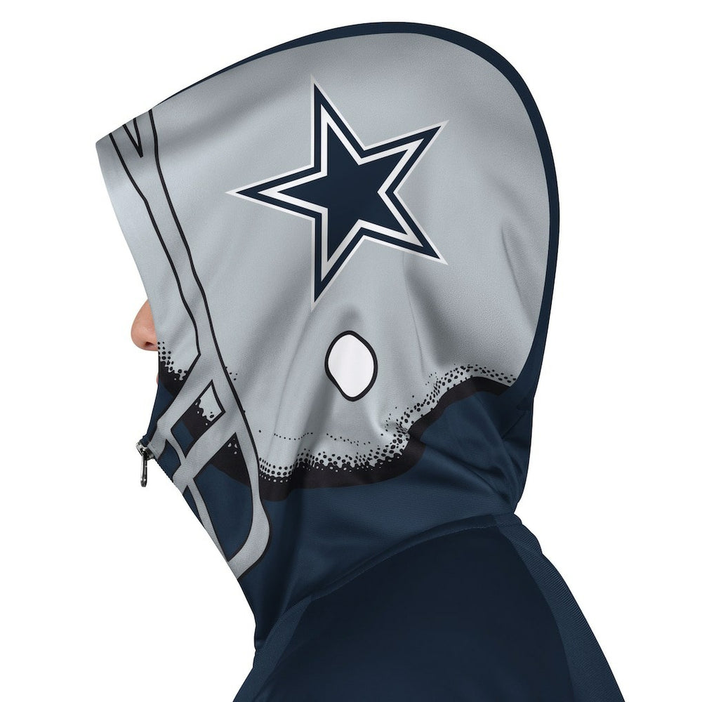 Dallas Cowboys  Pro Player Helmet Full-Zip Hooded Track Jacket