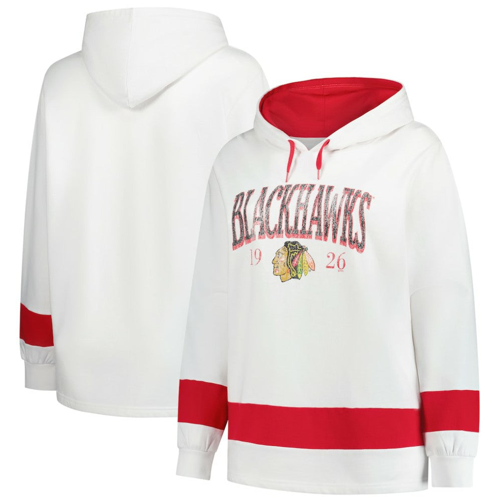 Chicago Blackhawks Profile Women's Plus Size Hoodie Sale