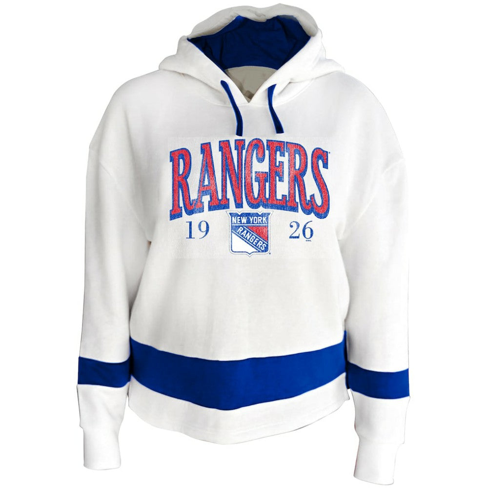 New York Rangers Profile Women's Plus Size Hoodie Outlet