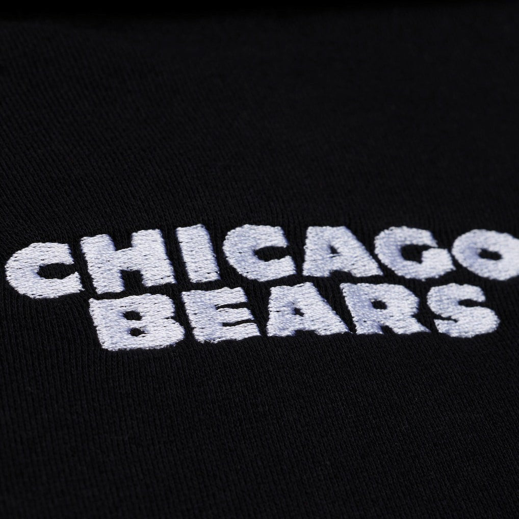 Chicago Bears Mitchell & Ness Women's Cropped Long Sleeve Rugby Polo