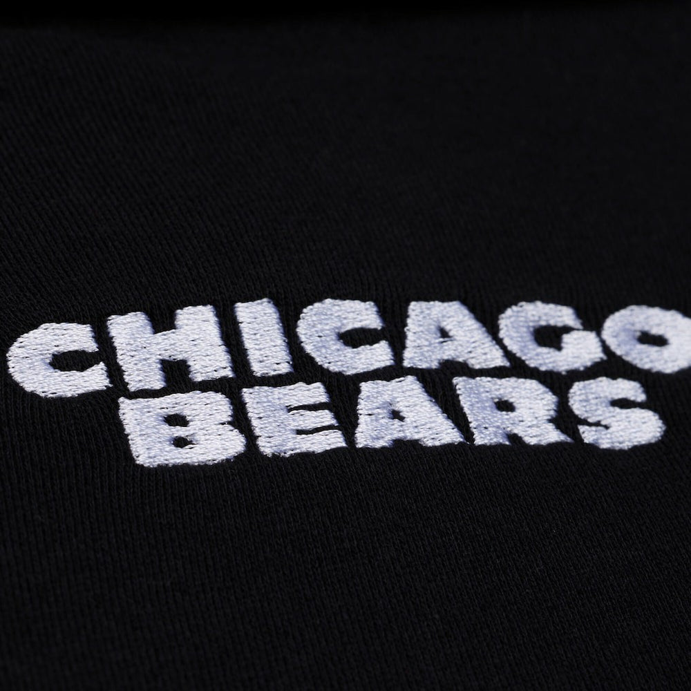 Chicago Bears Mitchell & Ness Women's Cropped Long Sleeve Rugby Polo