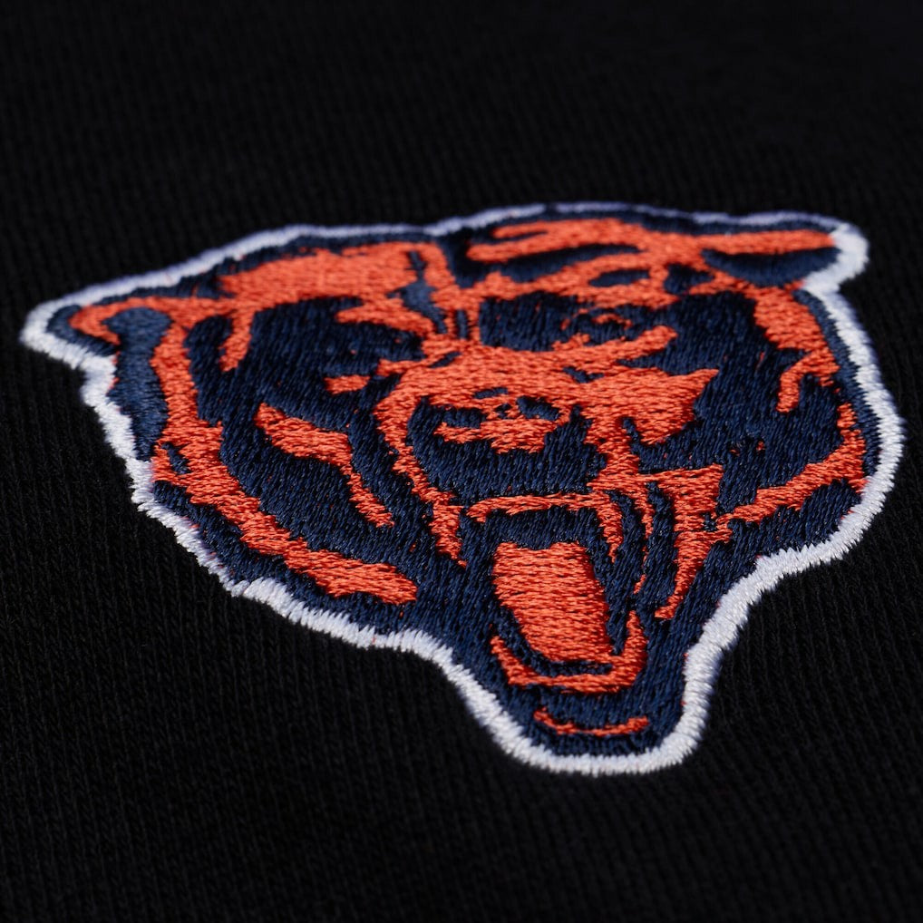 Chicago Bears Mitchell & Ness Women's Cropped Long Sleeve Rugby Polo