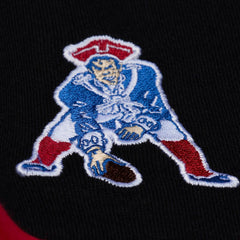 New England Patriots Mitchell & Ness Women's Throwback Cropped Long Sleeve Rugby Polo