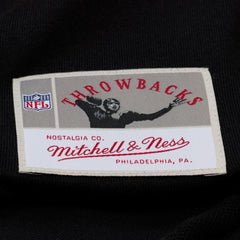 New Orleans Saints Mitchell & Ness Women's Cropped Long Sleeve Rugby Polo
