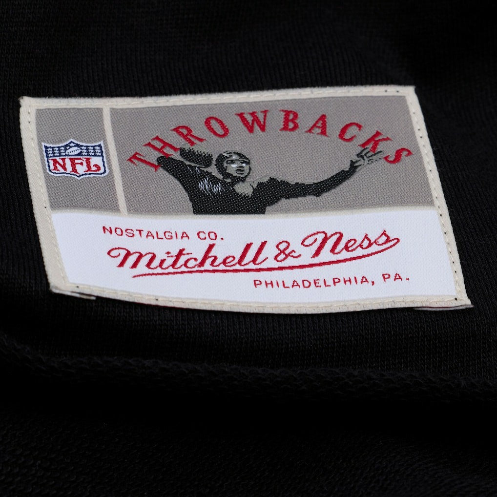 Buffalo Bills Mitchell & Ness Women's Throwback Cropped Long Sleeve Rugby Polo