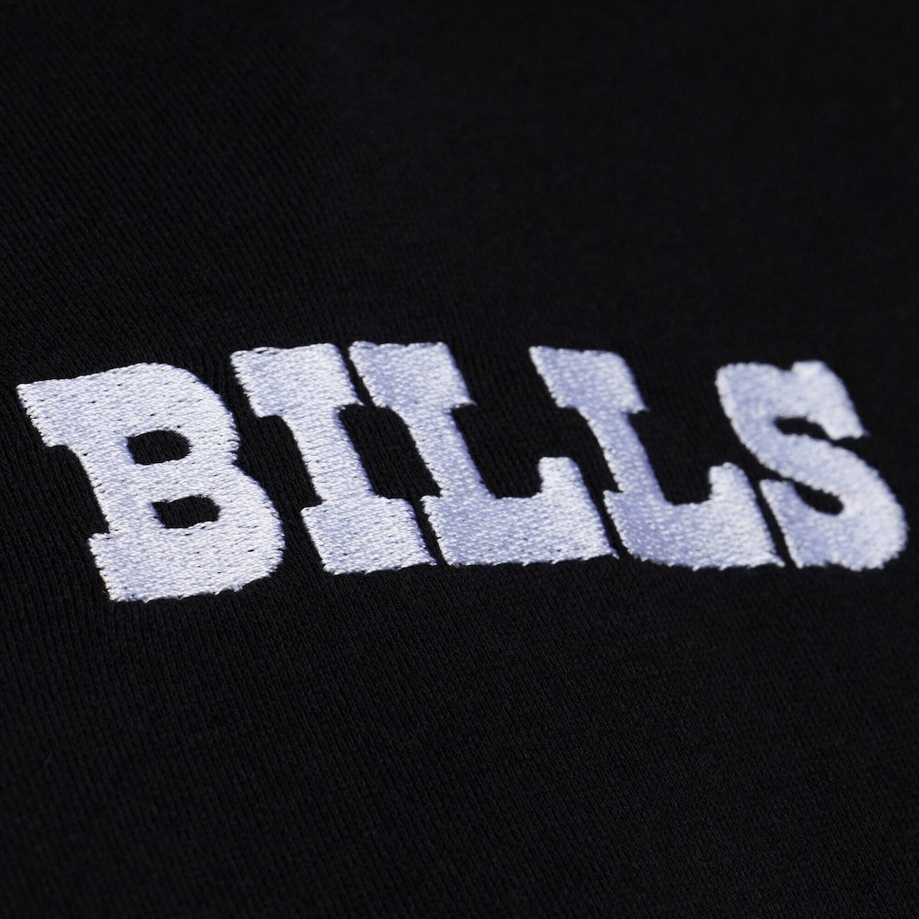 Buffalo Bills Mitchell & Ness Women's Throwback Cropped Long Sleeve Rugby Polo