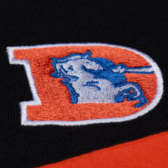 Denver Broncos Mitchell & Ness Women's Throwback Cropped Long Sleeve Rugby Polo