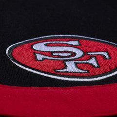 San Francisco 49ers Mitchell & Ness Women's Cropped Long Sleeve Rugby Polo