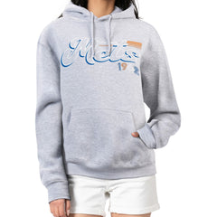 New York Mets Starter Women's Groovy Script Team Fleece Pullover Hoodie | MLB Discount