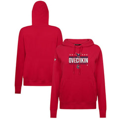 Alexander Ovechkin Washington Capitals Levelwear Women's NHL All-Time Leading Goal Scorer Milestone Stripes Name & Number Adorn Pullover Hoodie Discount