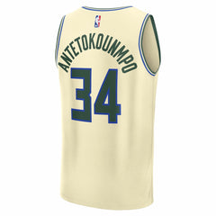 Giannis Antetokounmpo Milwaukee Bucks 2025/26 City Edition Fast Break Jersey Online
