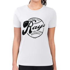 Tampa Bay Rays G-III 4Her by Carl Banks Women's Super-Slim Fit Lightweight Distressed Baseball Team T-Shirt | MLB Near me
